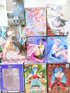 【匿名配送】美少女プライズフィギュア　まとめ売り　9点セット