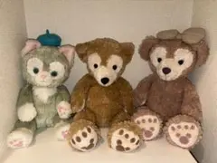 ディズニー ダッフィー シェリーメイ ジェラトーニ ぬいぐるみ ３体セット