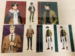 進撃の巨人 東武動物公園　ブロマイド　特典　エレン　リヴァイ　エルヴィン