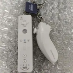 【箱なし】ニンテンドーミュージアム Wiiリモコンキーホルダー ホワイト