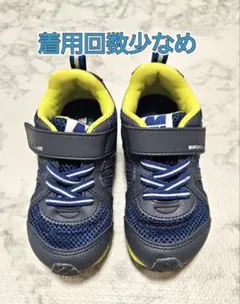 ミキハウス スニーカー 美品 17cm ネイビー - メルカリ