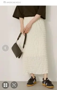 AMERICAN HOLIC ポコポコナロースカート
