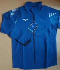 新品【ミズノ】昇華プリント ムーブクロスジャケット M ブルー