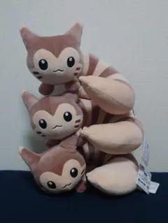 ポケモン もふぐっと しっぽみてみてぬいぐるみ オオタチ 3つセット