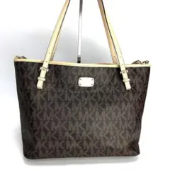 MICHAEL KORS ハンドルバッグPVCショルダーバッグMK柄トートバッグ