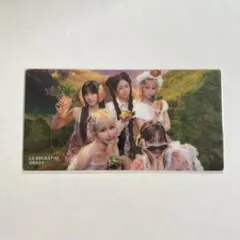 LE SSERAFIM CRAZY クリアビジュアルカード weverse 特典