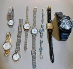 大特価 腕時計 ジャンク 8本 まとめ売り CITIZEN TECHNO など