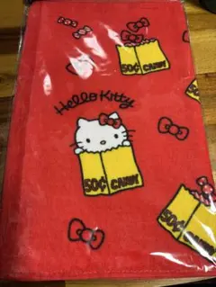 ハローキティ展 フェイスタオル 赤
