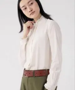 ユニクロイネス コラボ　コットンフリルシャツXLサイズ