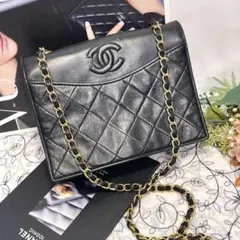○S2300 シャネル マトラッセ ココマーク チェーン ショルダーバッグ 
