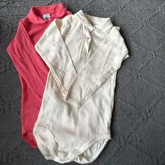 Petit Bateau 襟付きロンパース 24m86cm