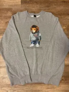 NESTA ライオンプリント トレーナー グレー