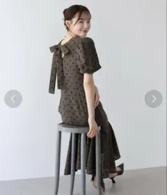 Blueeast バックリボン マーメイドワンピース