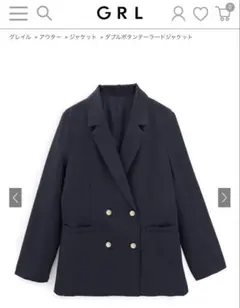 【GRL】ダブルボタンテーラードジャケット[al275]