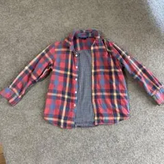 GapKids チェック柄 長袖シャツ 120