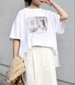 【SHIPS】オーガニックコットン フォト ショート スリーブ TEEのサムネイル