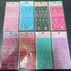 サンリオ　タイルシール　ハローキティ　マイメロディー　クロミ　８枚セット