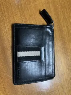 BALLY カードケース　コインケース 黒 レザー スイス製