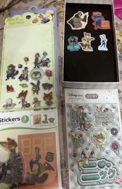 ズートピア ぷっくりシール その他ステッカーおすそ分け