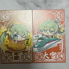即発送　ご当地めろんちゃん　御朱印名刺カード　第二弾　全14種+名古屋 メロンブックス ご当地めろんちゃん 新御朱印デザイン名刺カード 第2弾