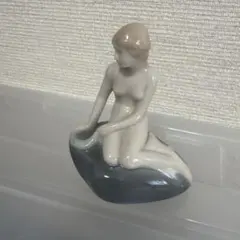 ヴィンテージ 人魚姫 フィギュリン 磁器置物 2体 - メルカリ