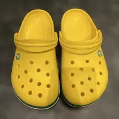 【Crocs】クロックス サボサンダル イエローグリーン M6 W8（24cm）のサムネイル