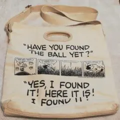 値下げ❣（未使用）スヌーピー　SNOOPY　生成ショルダーバッグ