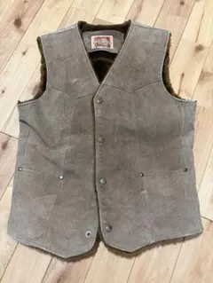 pioneer wear スエードレザーボアベスト 36