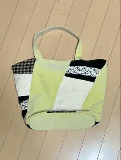 【新品】ハンドメイド パッチワーク バッグ