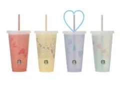 スタバ　2025ミステリーカラーチェンジングリユーザブルコールドカップ　ブルー