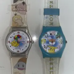 ポケモン⭐︎ポケットモンスター⭐︎腕時計⭐︎稼動品2本セットのサムネイル