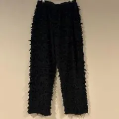 itofukuokaフサパンツ ブラックノーマル丈