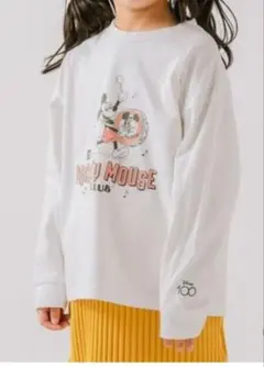 BAYFLOW×Disney ミッキーマウス 長袖カットソー 140cm