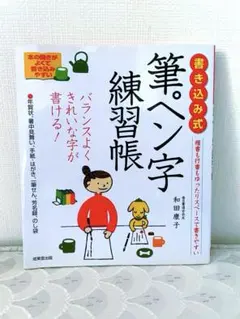 書き込み式 筆ペン字練習帳 和田康子 成美堂出版のサムネイル