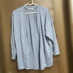 KHALITA ライトグレー カーディガン