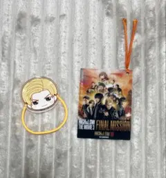 HIGH&LOWコラボカフェ かおかおおかおヘアゴム ランダムクリアしおり