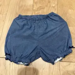 ファミリア　デニム調フリルパンツ 3K