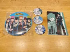 ヒロアカ　ヒーロープラザ　缶バッチ　轟焦凍　緑谷出久