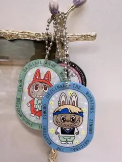 【ハンドメイド】可愛いブブ　アクリルキーホルダー　3セット