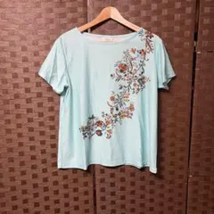 PART2 by Junko Shimada 花柄Tシャツ LL 未使用のサムネイル