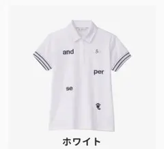 and per se ゴルフポロシャツ ホワイト ネイビー レッド