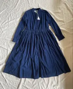 美品R&D.M Co-オールドマンズテーラーフード付きワンピース　ライトブルー レディース,R&D.M.Co-/OLDMANS TAILOR,ワンピース | WOODY HOUSE LBR