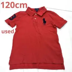ラルフローレン 120cm ビッグポニーコットン メッシュ ポロシャツused