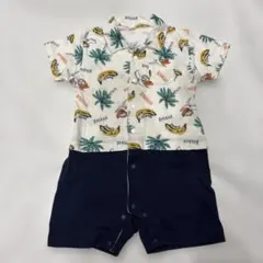 バナナ柄 ロンパース 80cmのサムネイル
