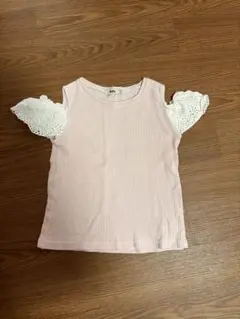 M.P.S. ピンク Tシャツ 120 肩出し