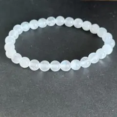 PB358 天然石 パワーストーン セレナイト ジプサム 6mm ブレスレット