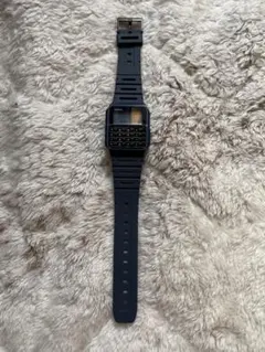 CASIO デジタル腕時計 計算機機能付き ネイビーのサムネイル