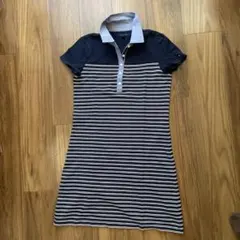TOMMY HILFIGER ポロシャツ生地　半袖ワンピース