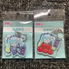 初音ミク ご当地アクリルキーホルダー 青森限定 2種セット