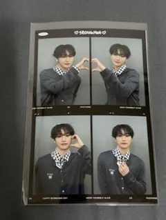 ATEEZ ソンファ 誕生日 photoism ステッカー 4cut 생일